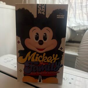 POP MART Mickey Family Cute Together Keychain Pendant (sealed blind box)